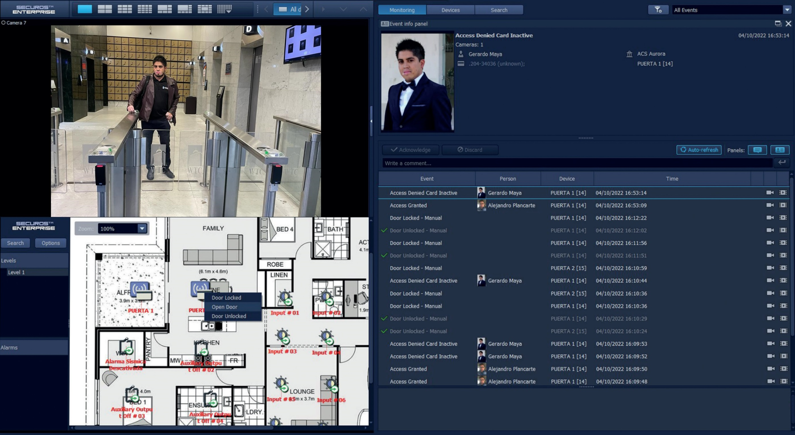 SecurOS® ACS Module | ACS11.3 | ISS · Intelligent Security Systems