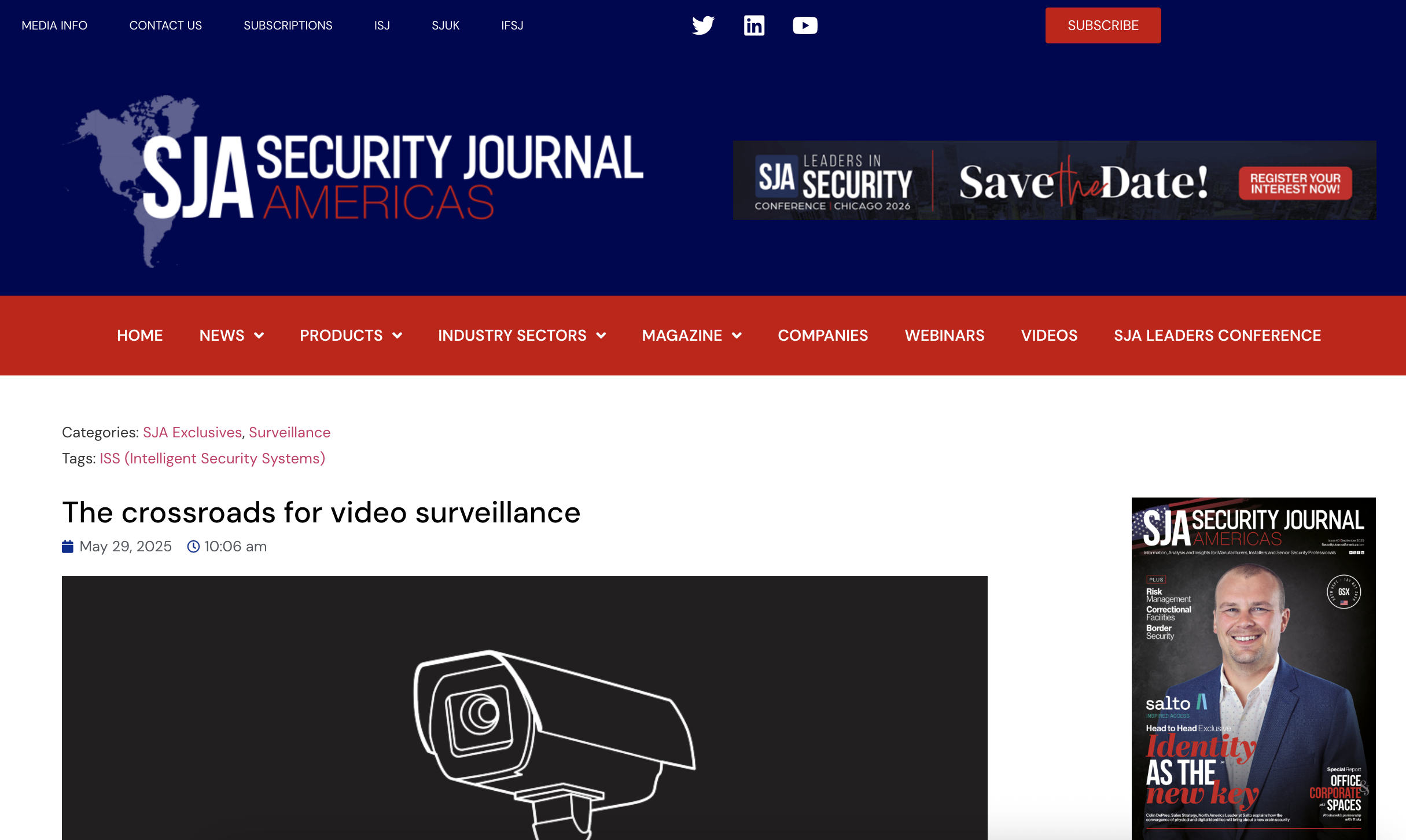 The Crossroads for Video Surveillance
