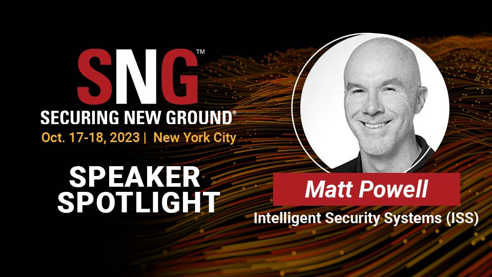 ISS’ Matt Powell to speak at Securing New Ground