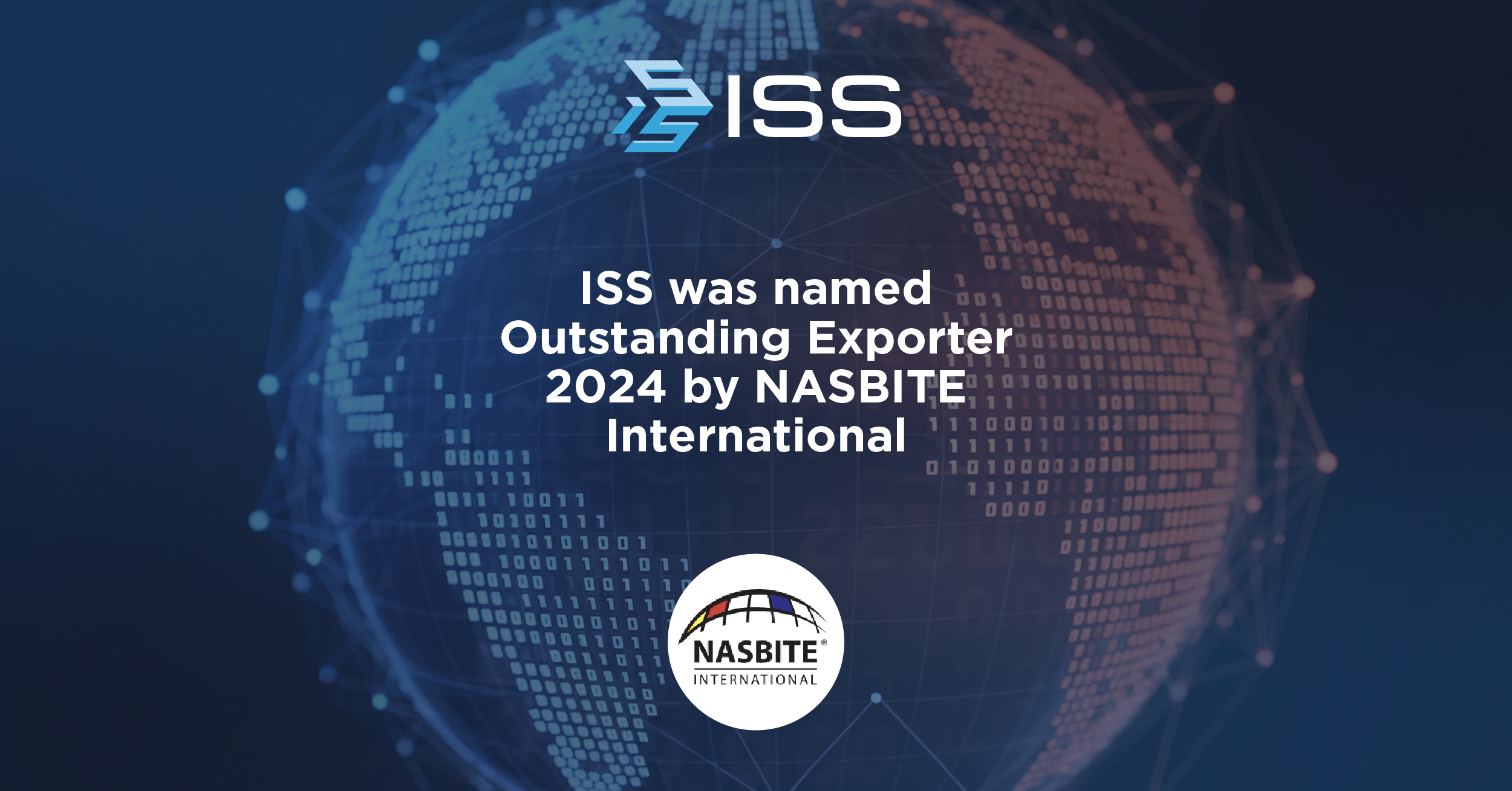 ISS named an ‘Outstanding Exporter’ by NASBITE International